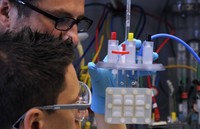 Laboraufbau von Bio-Brennstoffzellen